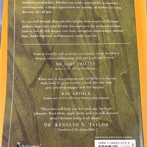 Lists to Live By - The Christian Collection - Picture 2 of 2